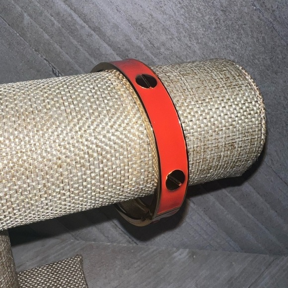 Jewelry - Orange “nailhead” bracelet